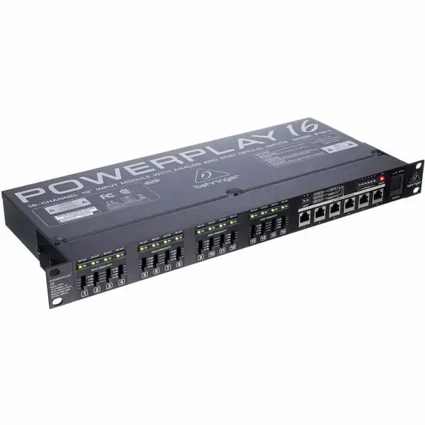 Behringer Powerplay P16-I 16-channel Input Module — view 1