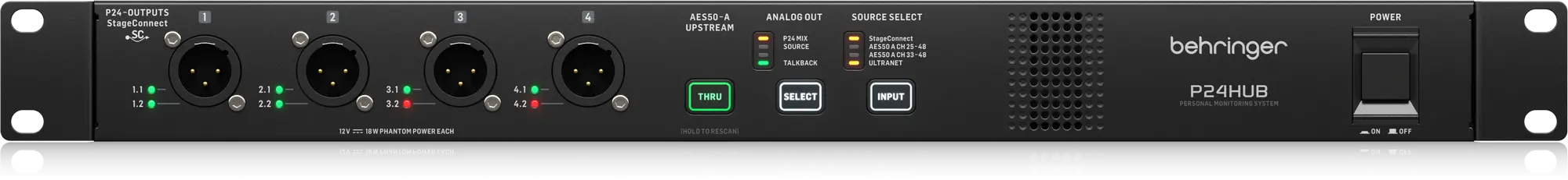 Behringer P24Hub StageConnect Hub — view 3