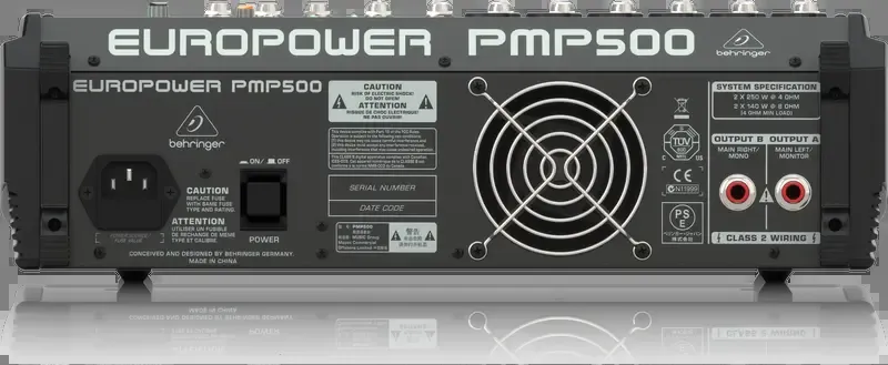 Behringer Europower PMP500 12-channel 500W Powered Mixer — view 4