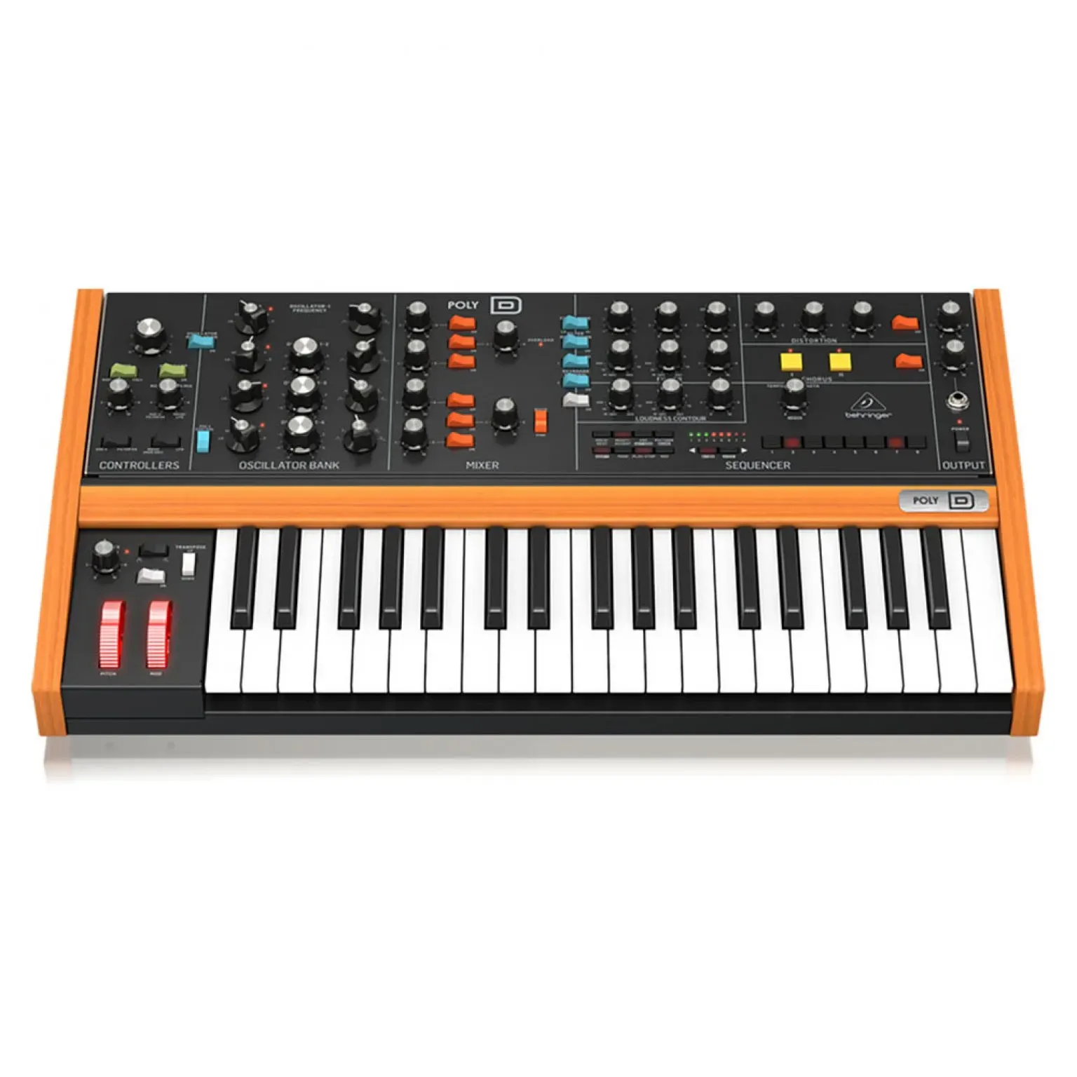Behringer Poly D Polyphonic 37 Key Analog Synthesizer — view 2