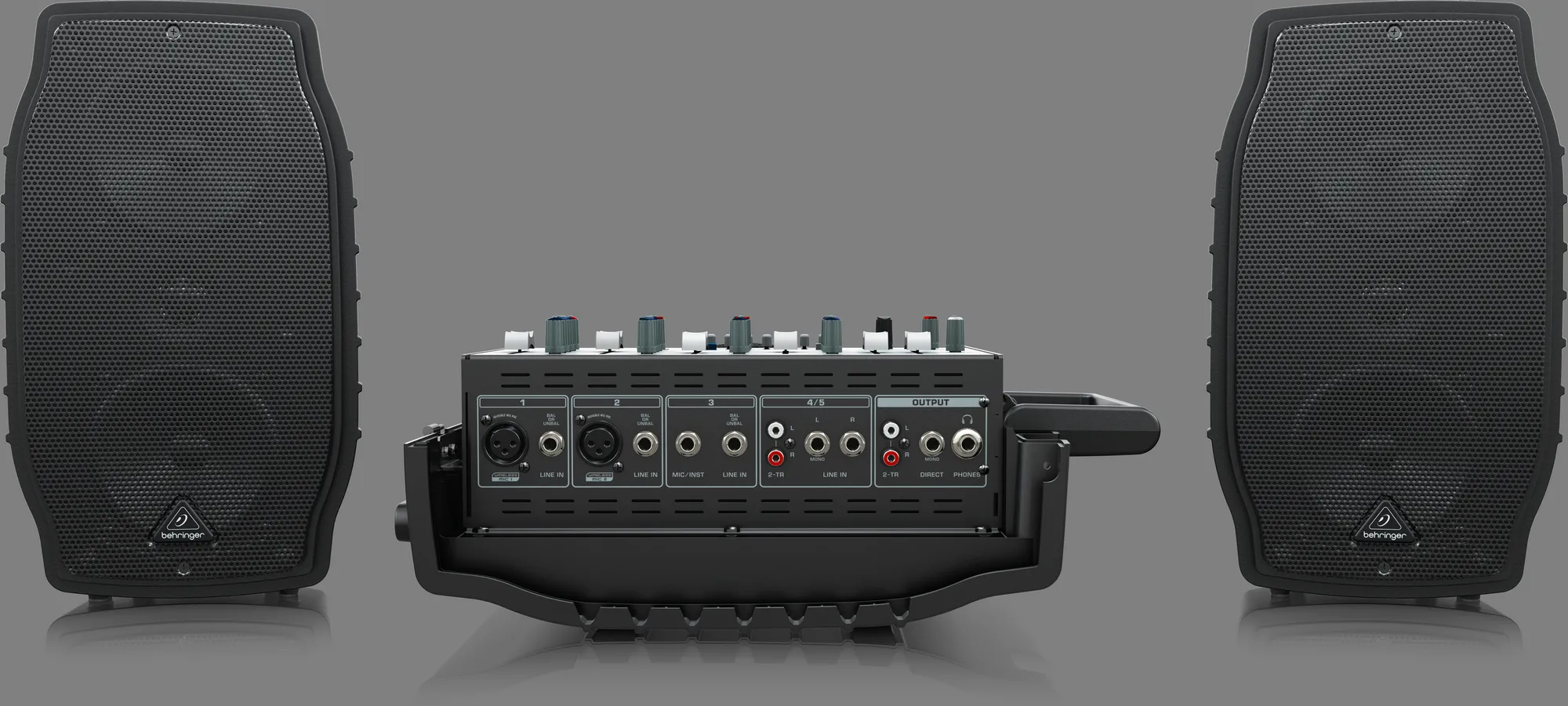 Behringer Europort PPA200 5-channel Portable PA System — view 2