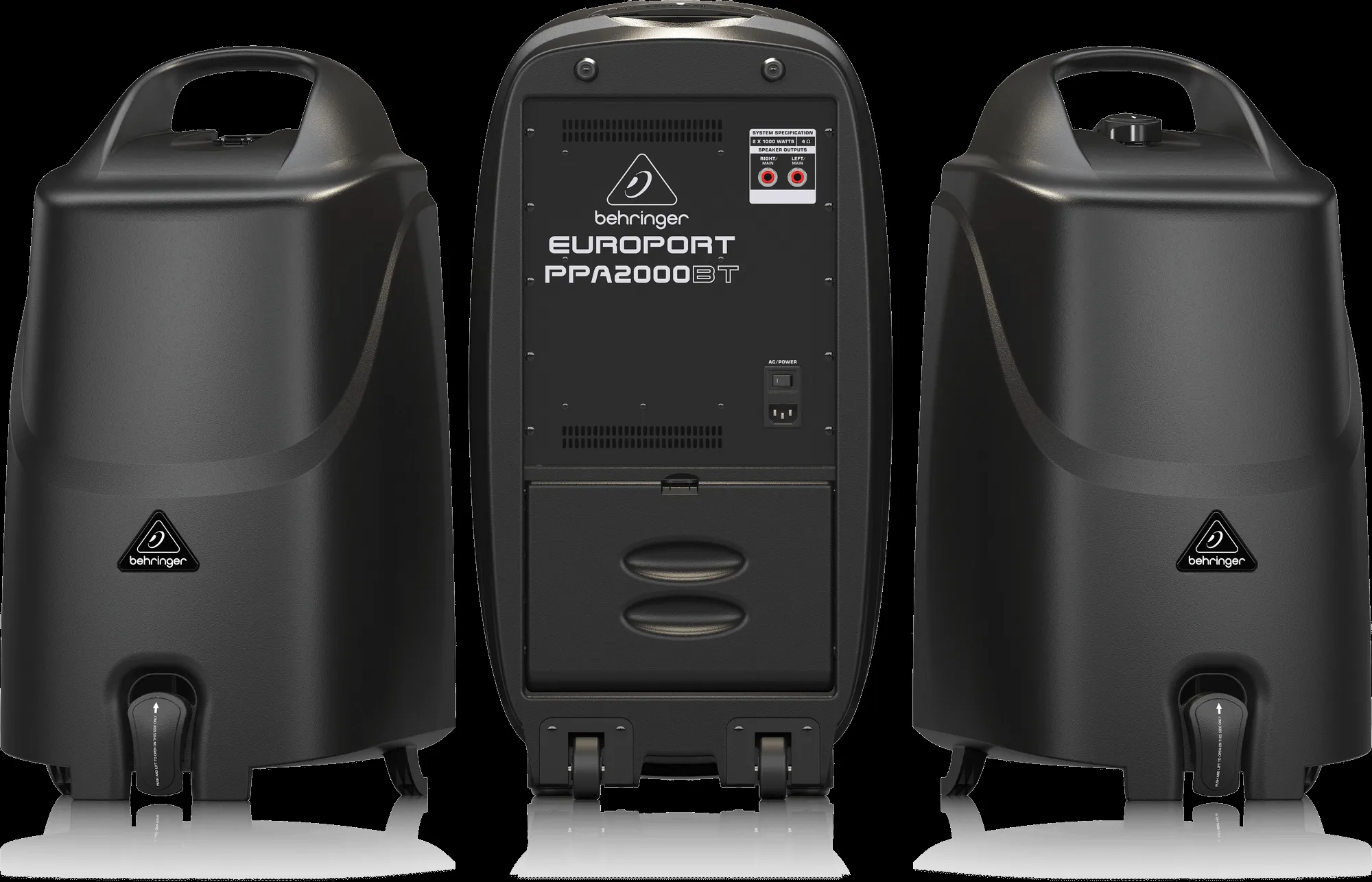Behringer Europort PPA2000BT 8-channel Portable PA System — view 3