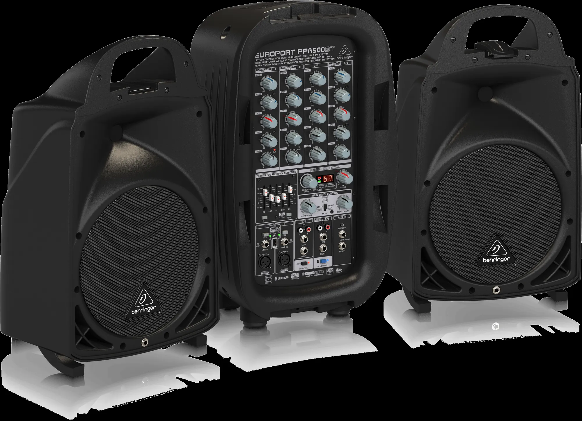 Behringer Europort PPA500BT 6-channel Portable System with BT — view 2