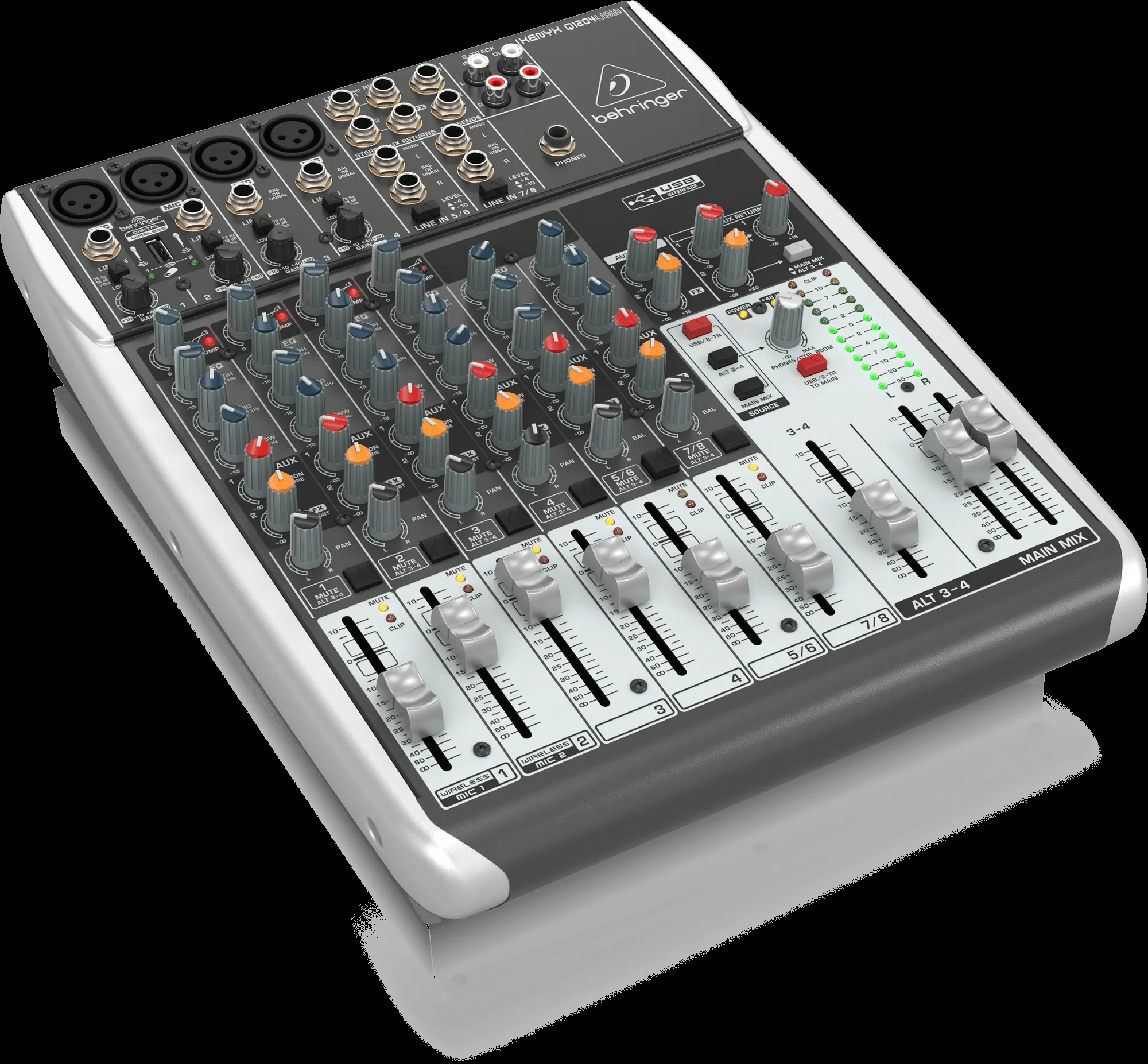 Behringer Xenyx Q1204USB Mixer with USB — view 3