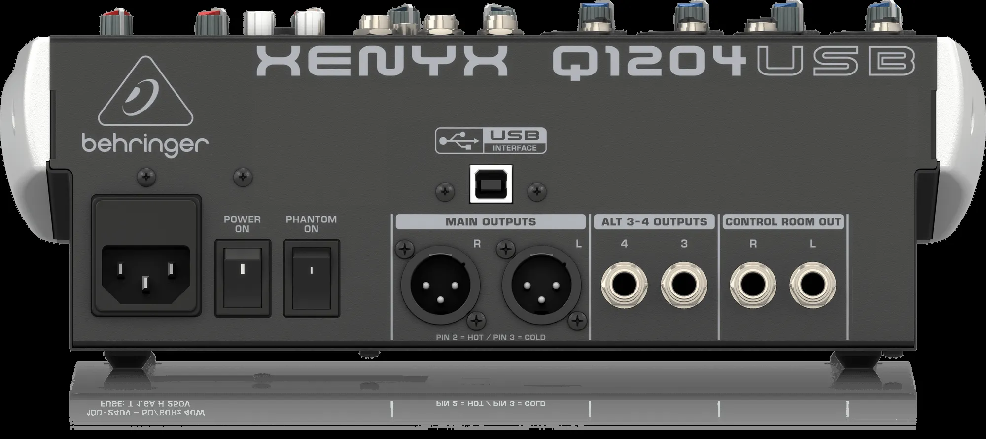 Behringer Xenyx Q1204USB Mixer with USB — view 4