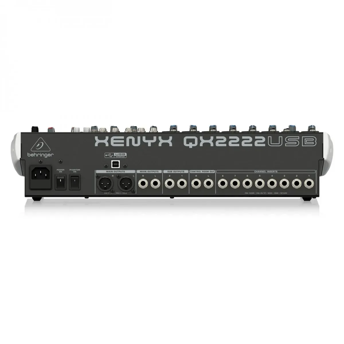Behringer Xenyx QX2222USB Mixer with USB and Effects — view 3