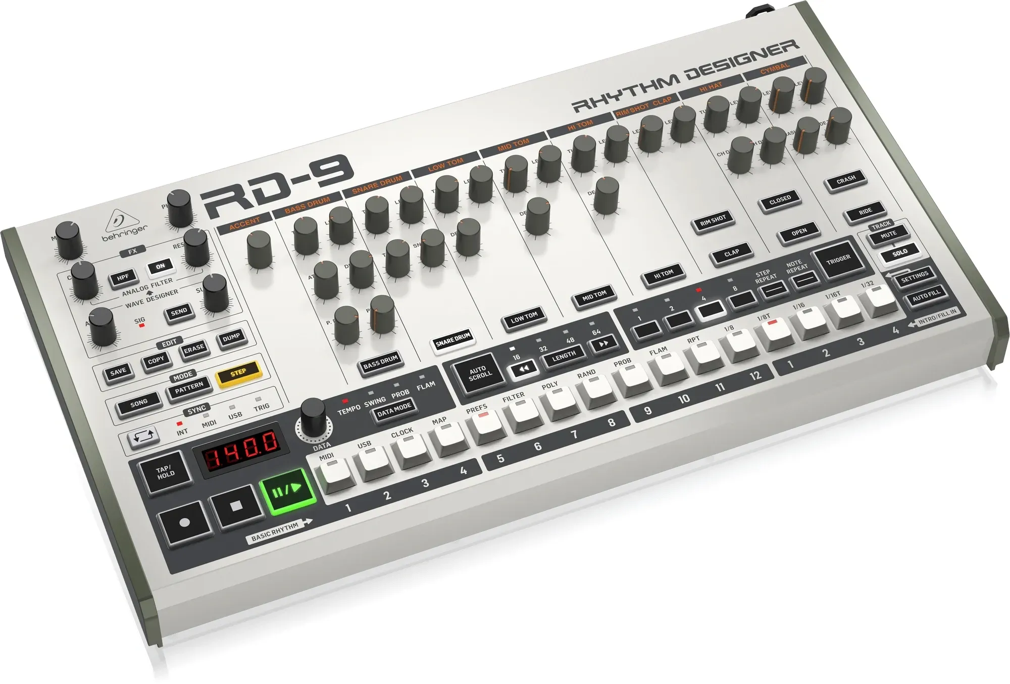 Behringer RD-9 Analog Drum Machine — view 3