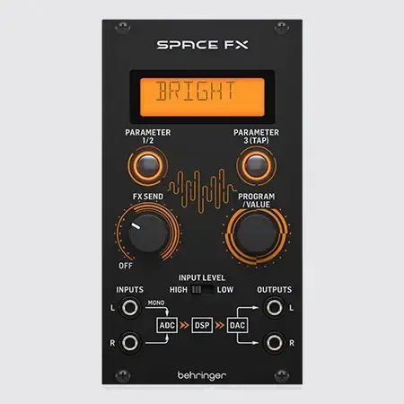 Behringer Space FX 24-bit Stereo Multi-Effects Engine Module — view 1