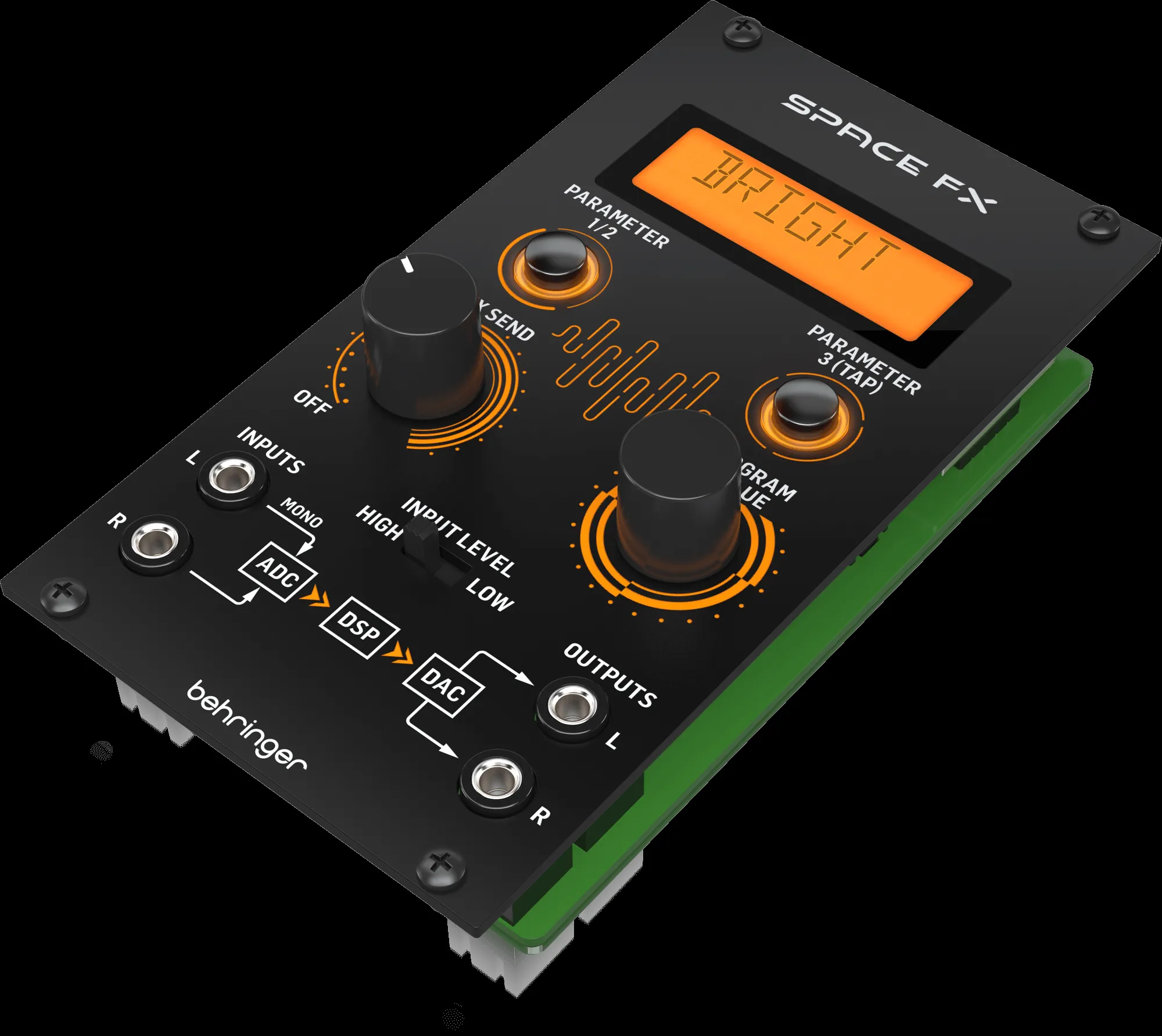 Behringer Space FX 24-bit Stereo Multi-Effects Engine Module — view 3