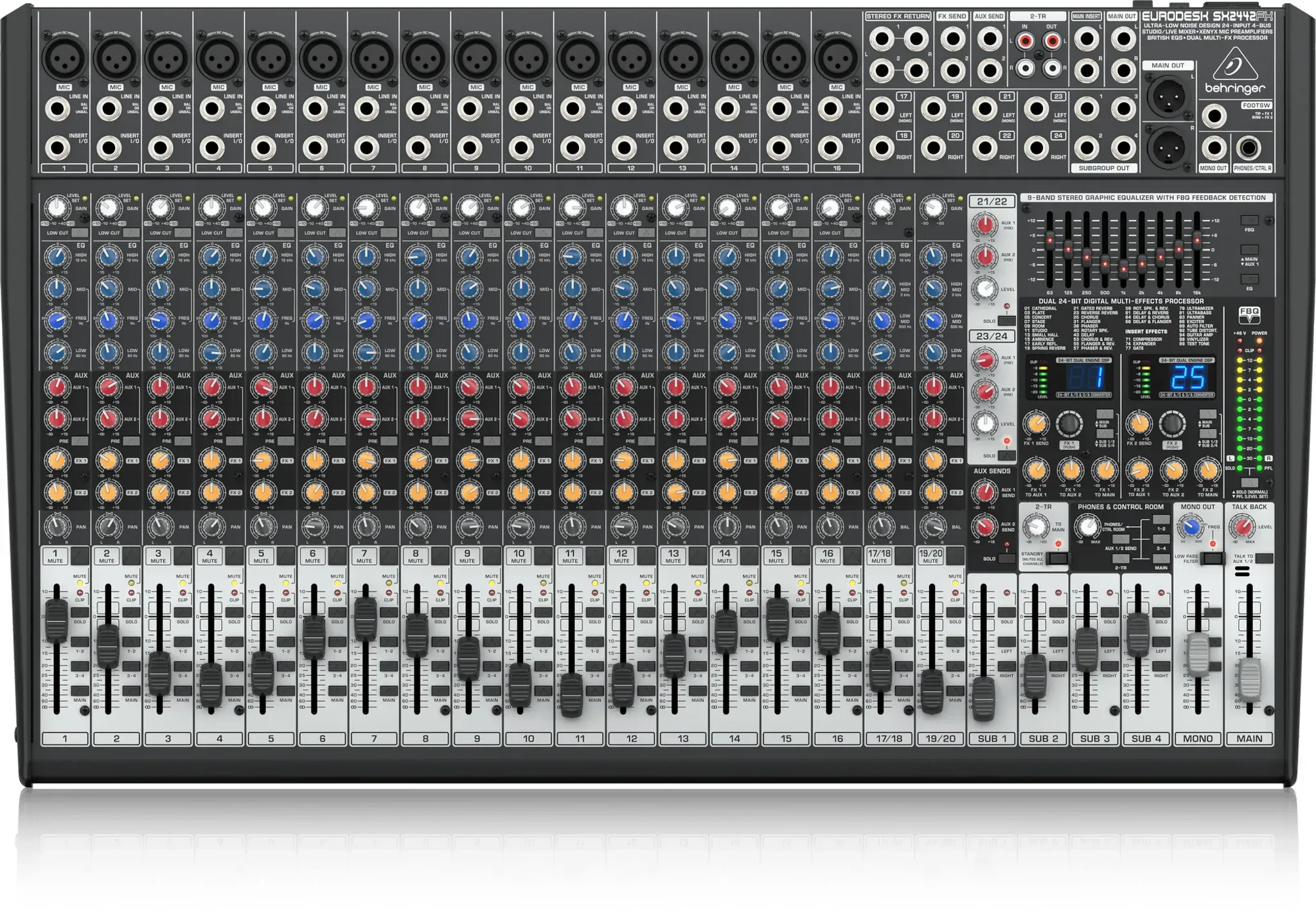 Behringer SX2442FX 24-Channel Mixer — view 3