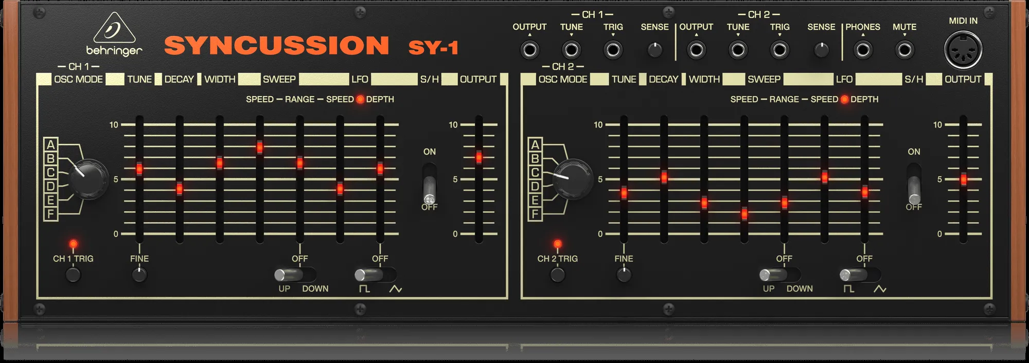 Behringer Syncussion SY-1 Dual-channel Analog Synthesizer — view 2