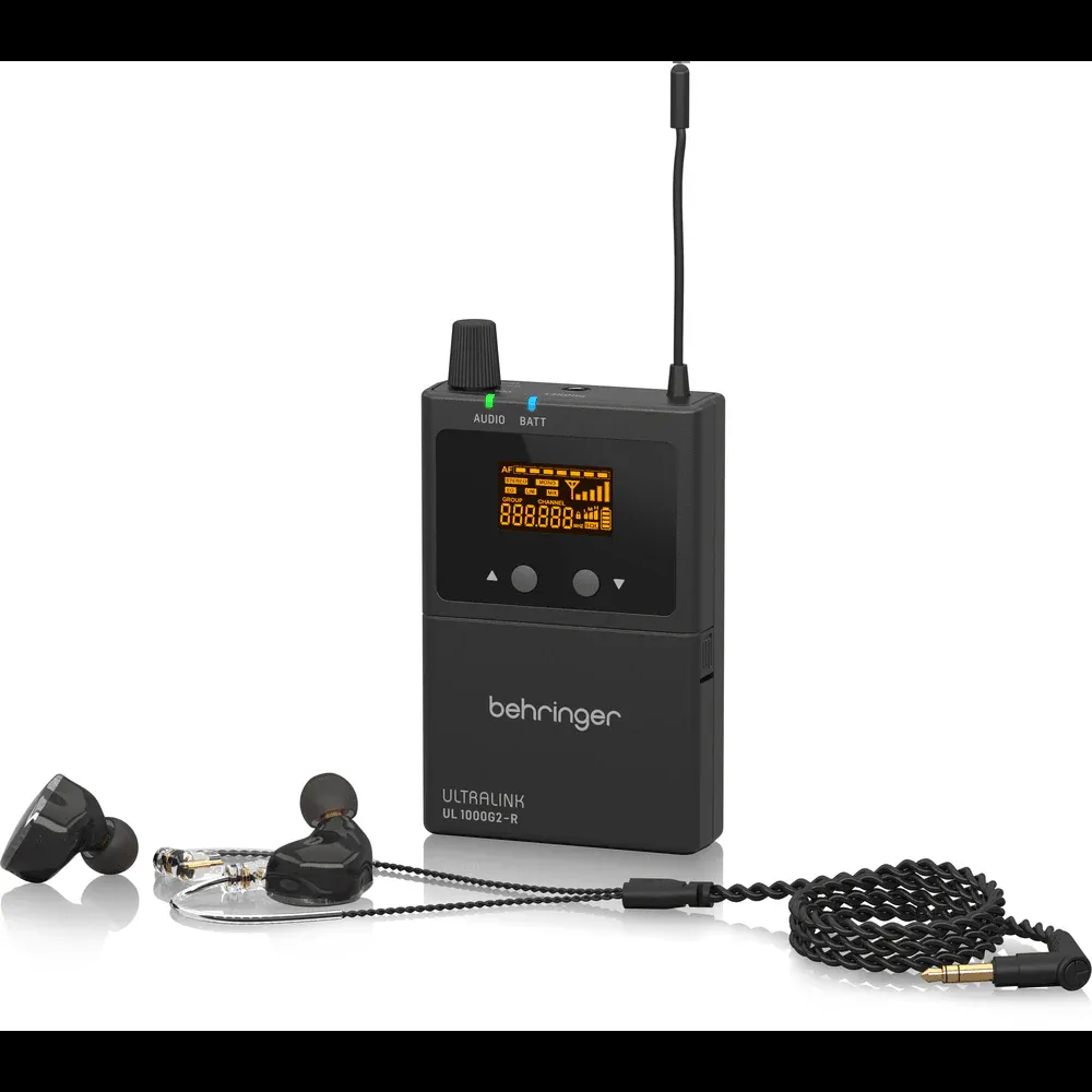 Behringer UL 1000G2-R UHF Wireless Beltpack Receiver for Behringer UL 1000G2 Wireless Transmitter — view 2