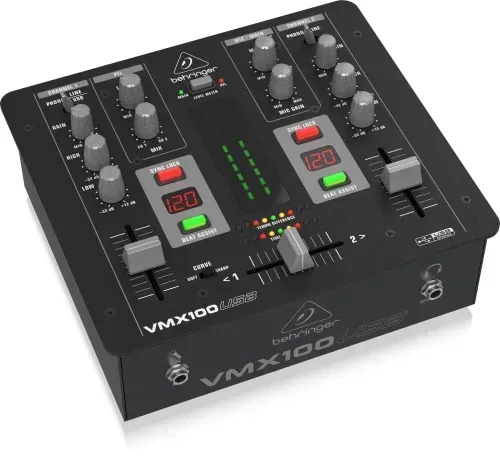 Behringer VMX100USB 2-Channel DJ Mixer — view 2