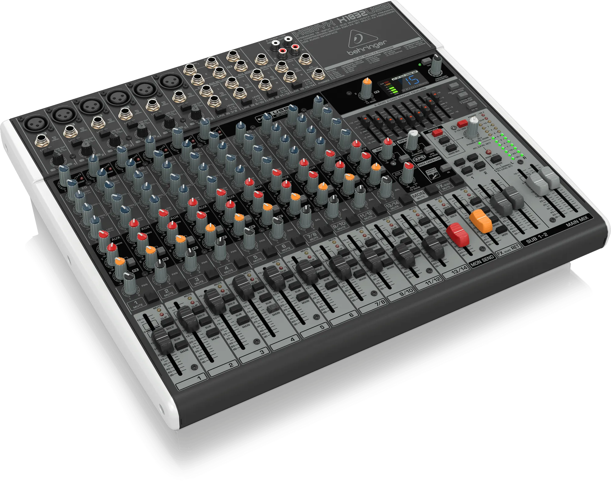 Behringer XENYX X1832USB 14 Channel USB Mixer with Effects — view 2