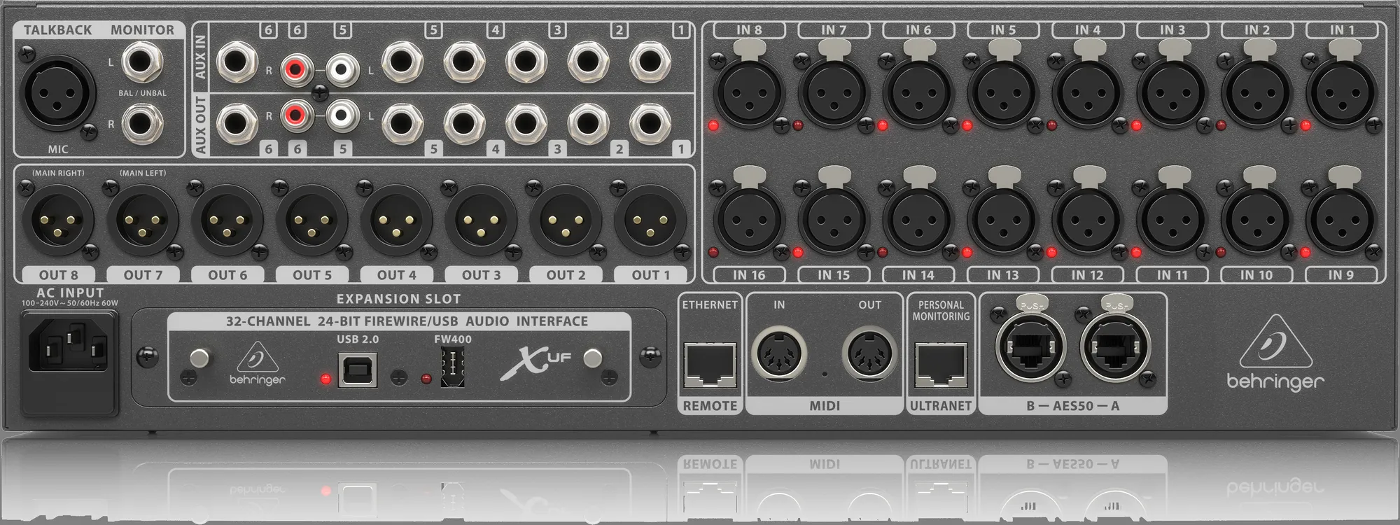 Behringer X32 Rack 40-channel Rackmount Digital Mixer — view 3