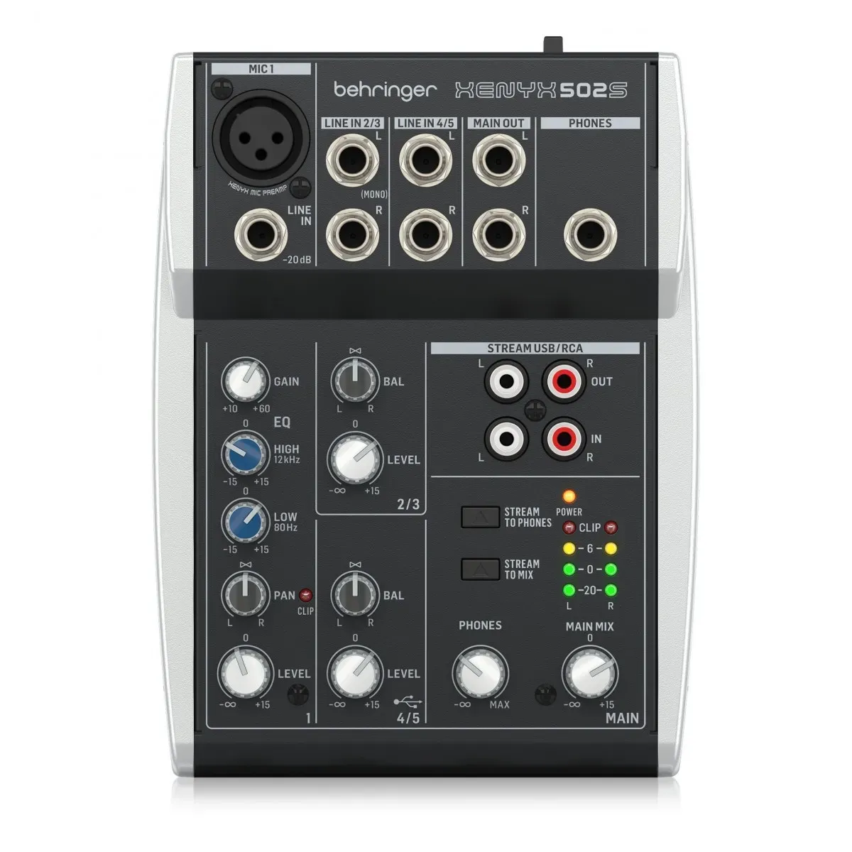 BEHRINGER XENYX 502S MIXING CONSOLE