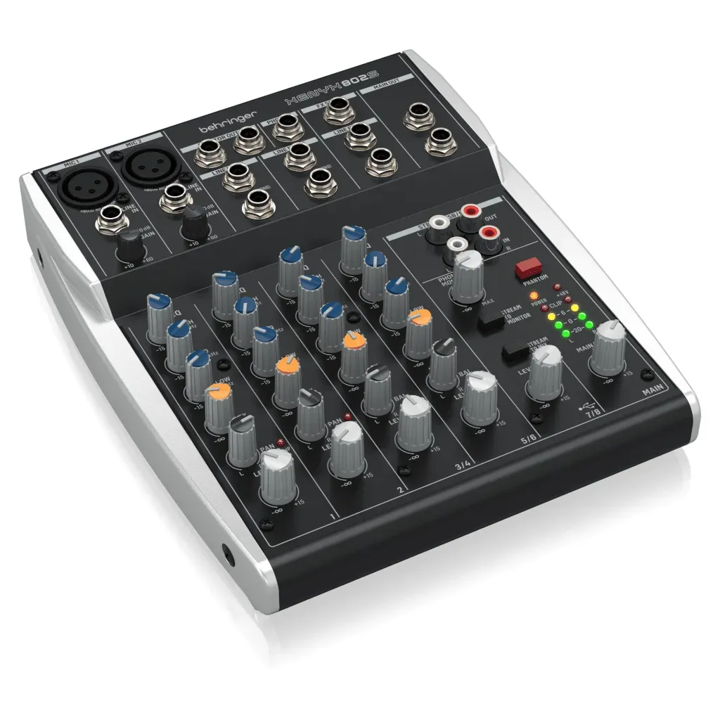 Behringer Xenyx 802S 8-channel Analog Streaming Mixer — view 2