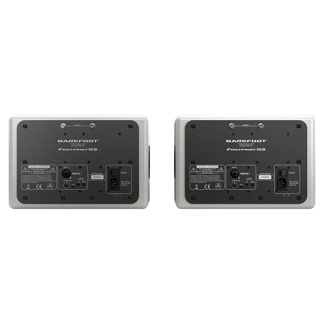 Barefoot Sound Linear White Footprint03 6.5-Inch 3-Way Active Studio Monitor Pair — view 8