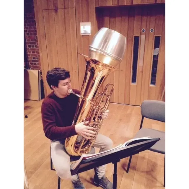 Denis Wick DW5518 Tuba Straight Mute - Aluminum — view 4