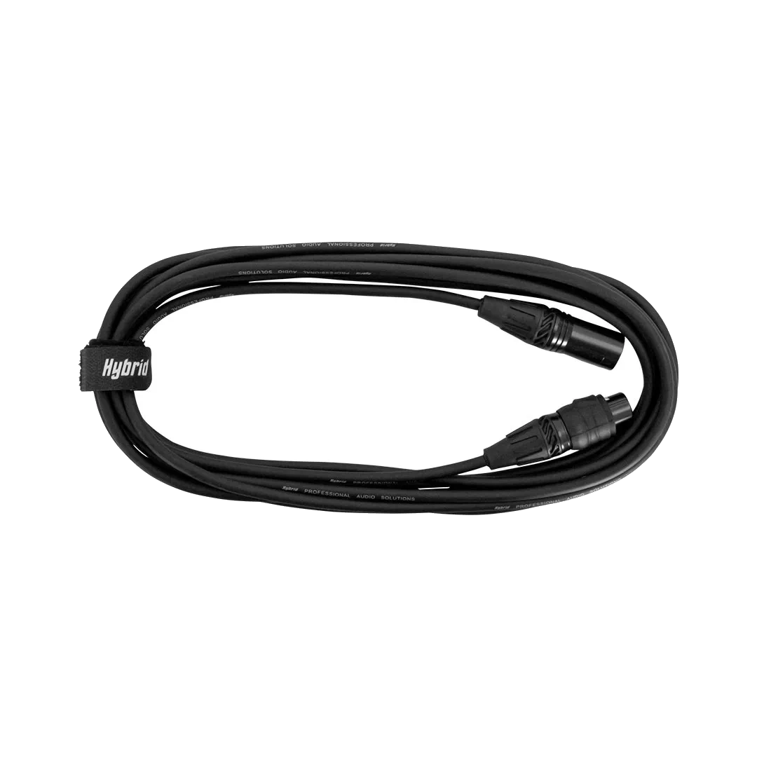 Hybrid XLR Male-XLR Female 5m – IP65 — view 1