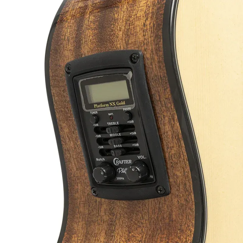Crafter ABLE G600CE N Grand Auditorium Acoustic Electric Guitar — view 7