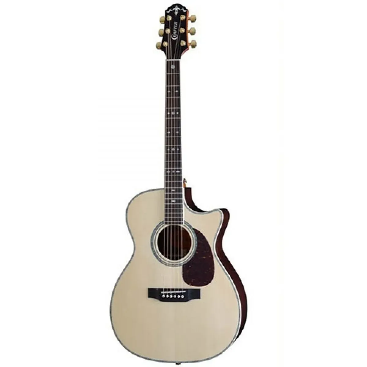 Crafter TC 035E OM body Acoustic Electric Guitar — view 2