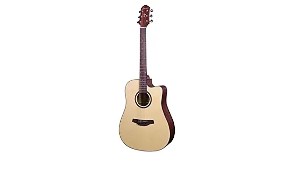 Crafter HD-100CE-OPN Dreadnought Steel String Acoustic Guitar, Satin Natural