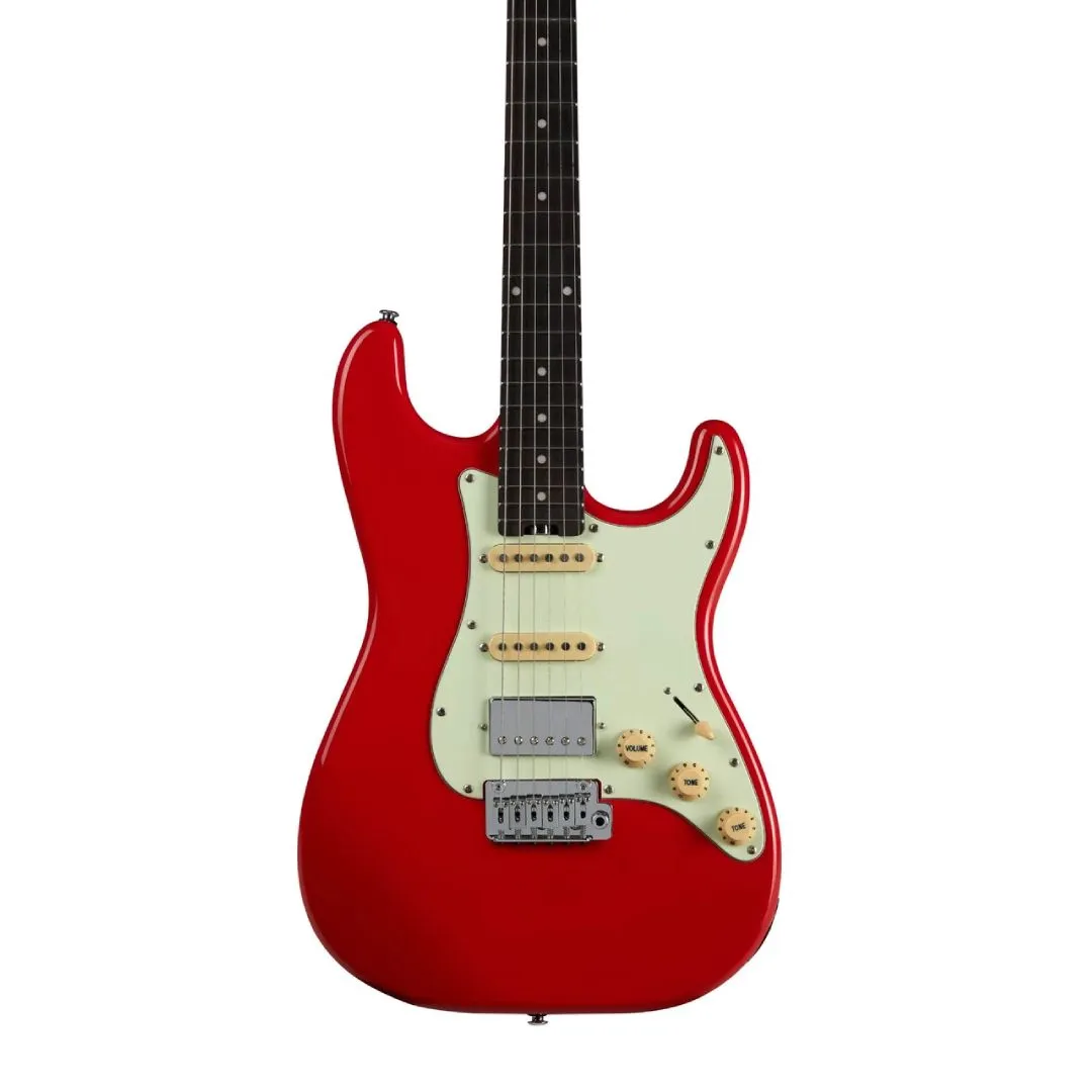 Crafter Modern Seoul S VVS RS VR HSS Electric Guitar – Vintage Red — view 1