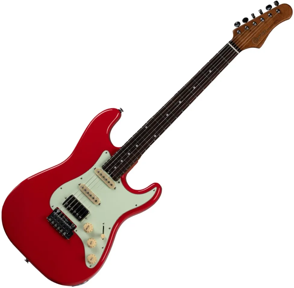 Crafter Modern Seoul S VVS RS VR HSS Electric Guitar – Vintage Red — view 2