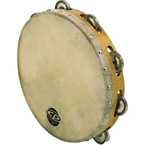 CP BY LP 10" Tambourine With Head Single Row — view 2