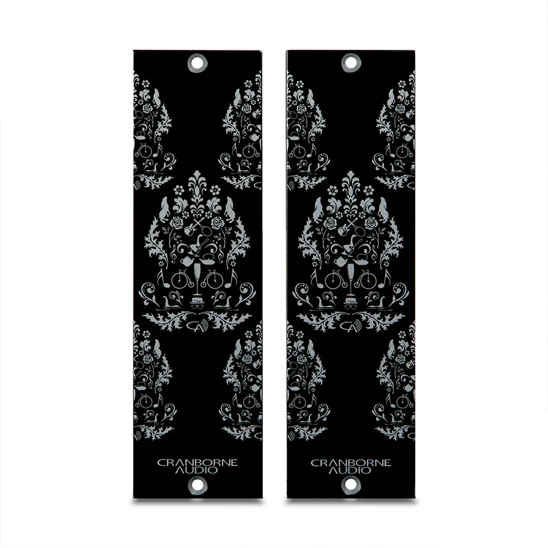 Cranborne Audio Vintage Wallpaper Blanking Plates for 500 Series - (Pair)