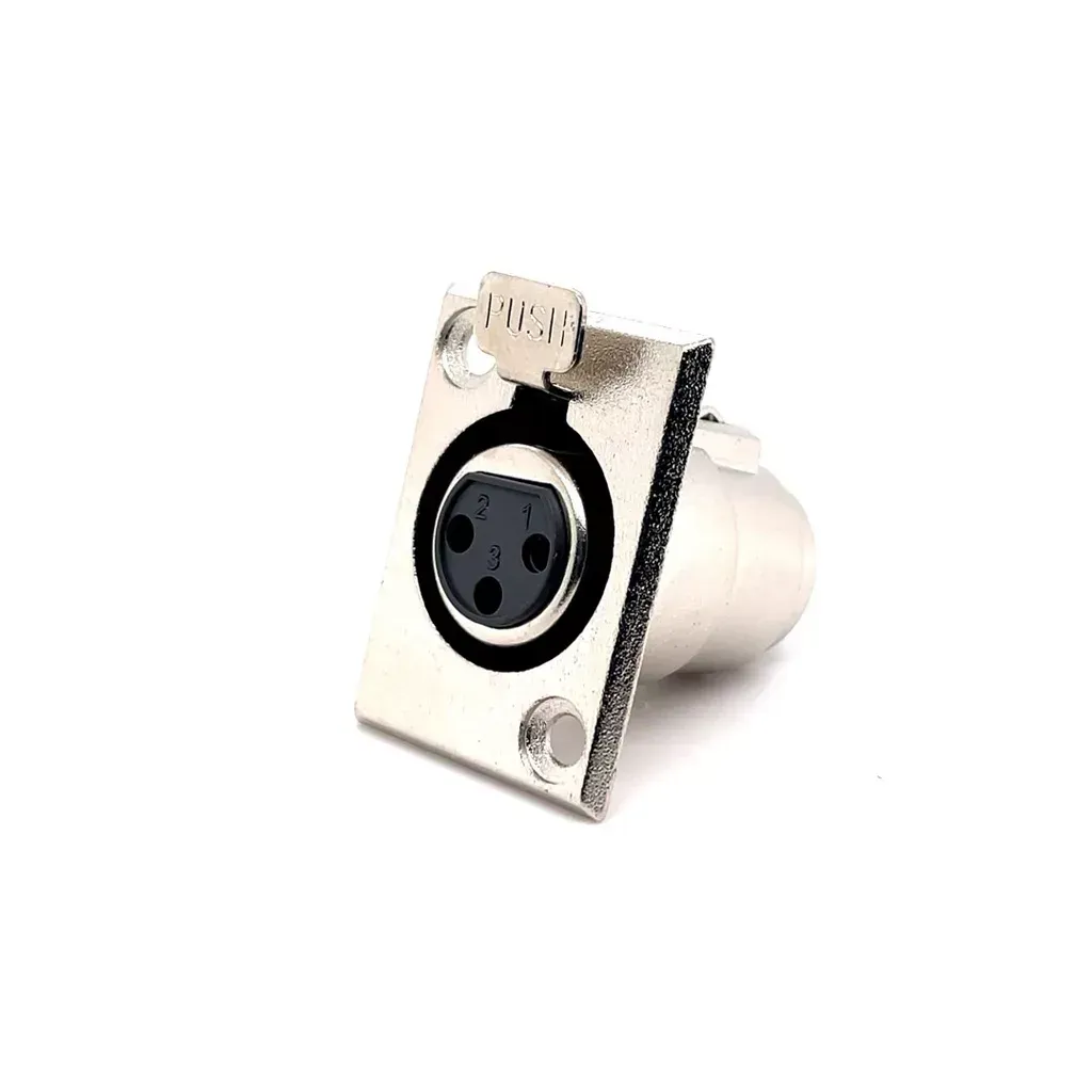 Cyberdyne XLR (Cannon) Panel Mount Female Connector