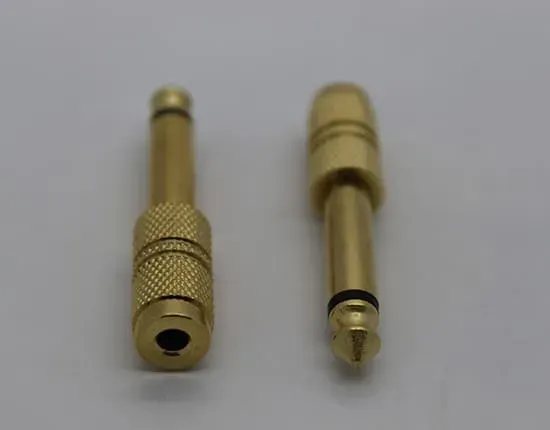 Cyberdyne 3.5mm Mono Female to 6.35mm Mono Male Adaptor — view 1
