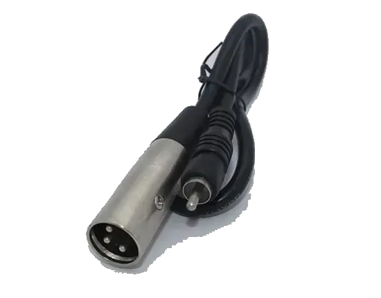 CYBERDYNE XLR M TO RCA MALE CABLE 50CM