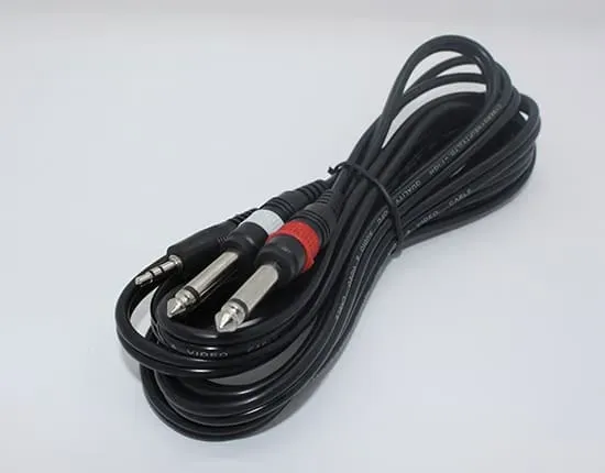CYBERDYNE CABLE3.5MM ST MALE-6.35MM MONO