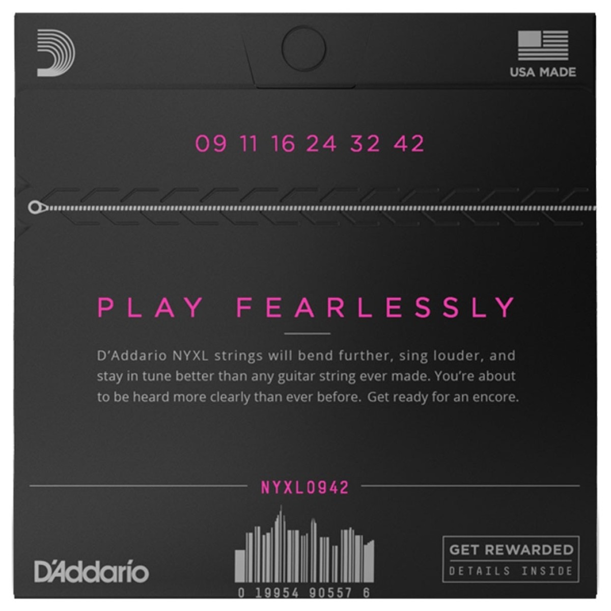 D’Addario EXL125 Electric Guitar Strings – 9-46 Super Light Top/Regular Bottom — view 2