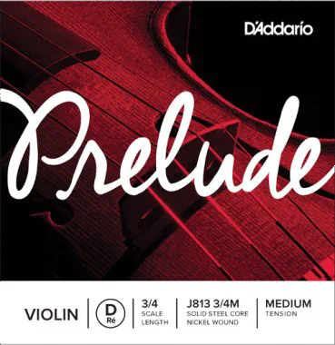 D’Addario Prelude Violin Single String D 3/4 — view 1