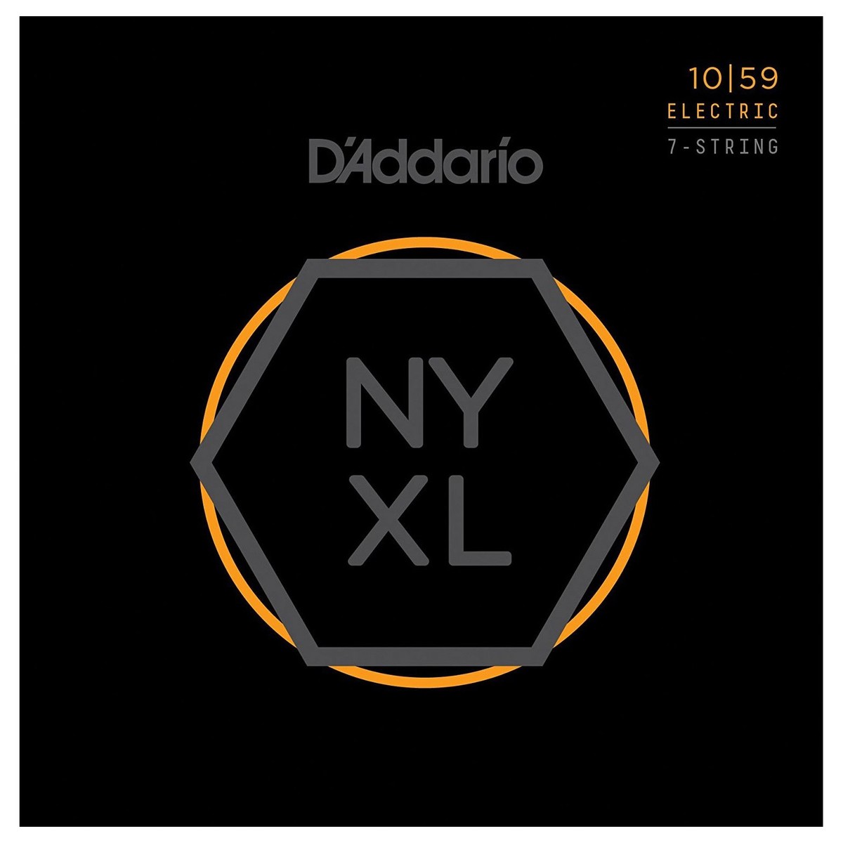 D’Addario NYXL1059 Electric Guitar Strings -10-59 Regular Light 7-string — view 1