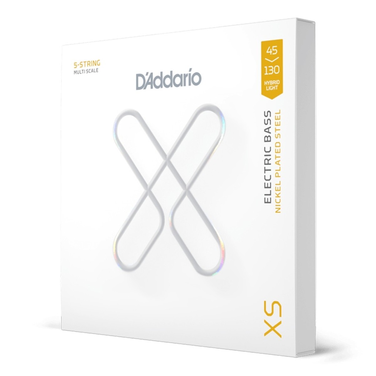 D’Addario XS Nickel 5-string Electric Bass Guitar Strings 45-130 Hybrid Light — view 1