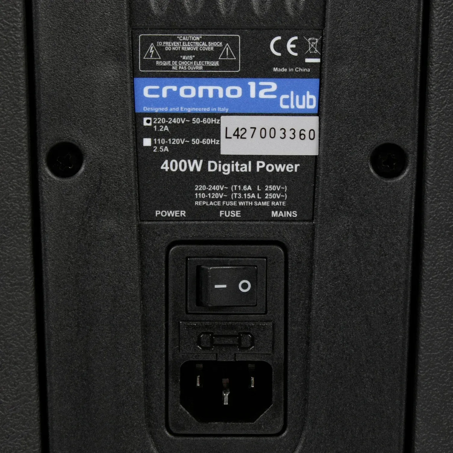 dB Technologies CROMO 12+ - 600 Watt 12 inch Active Speaker — view 5