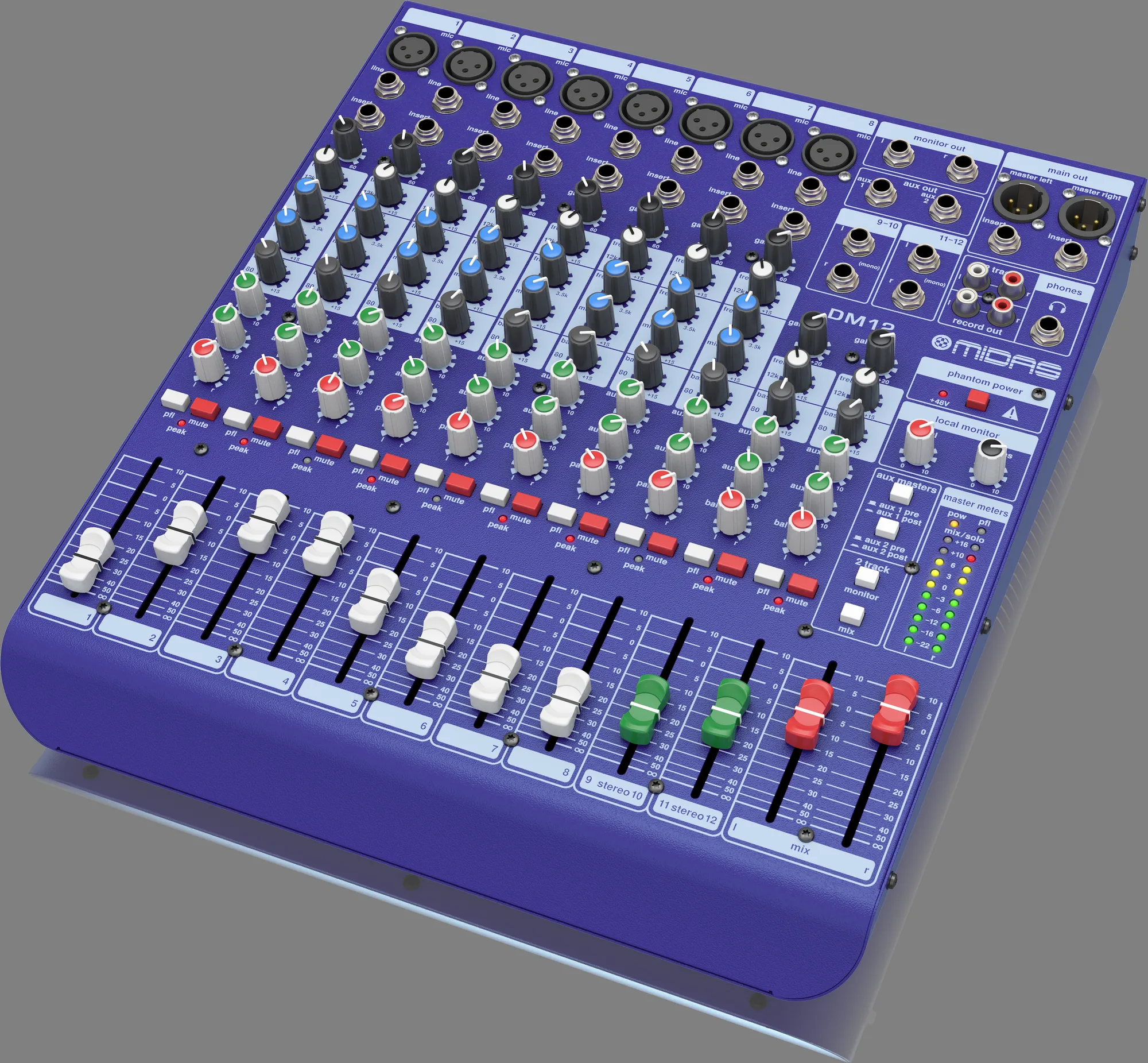 Midas DM12 12-channel Analog Mixer — view 3