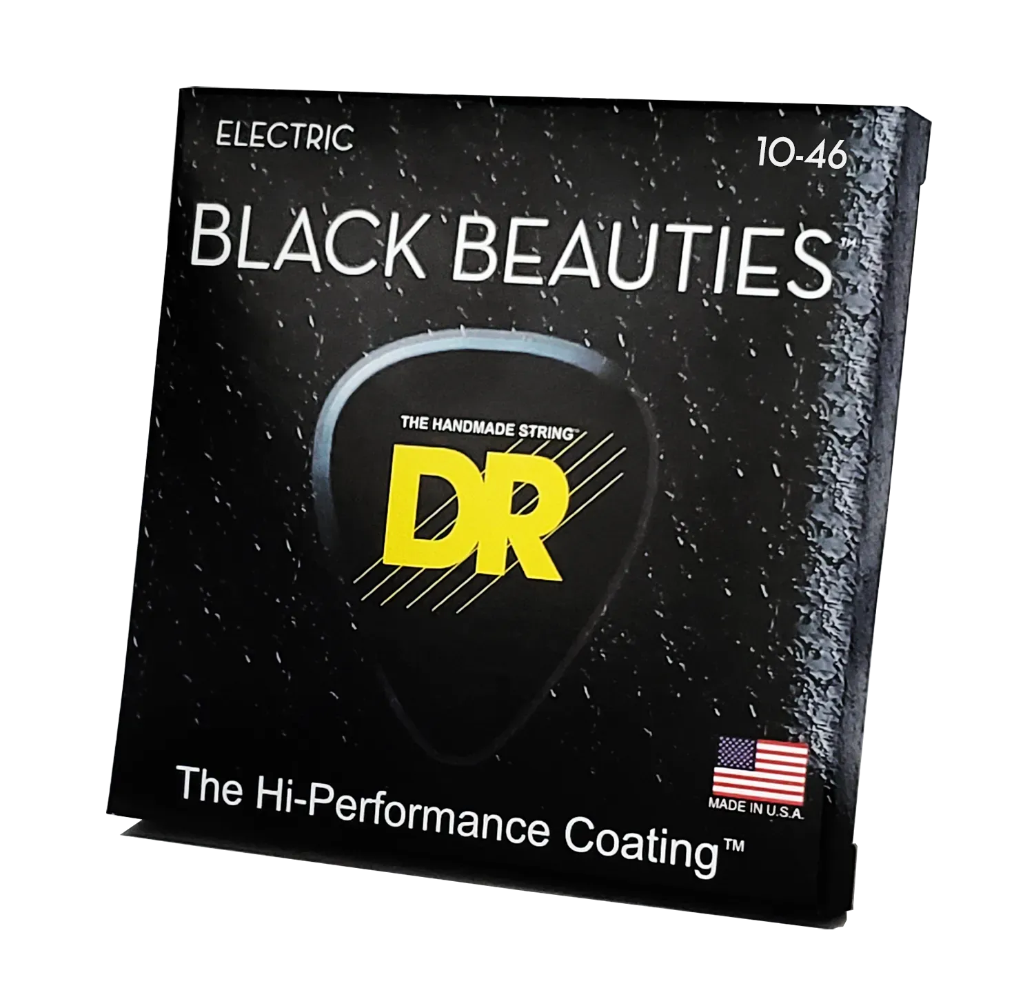 DR Strings BKE-10 Black Beauties K3 Coated Electric Guitar Strings - .010-.046 Medium — view 1
