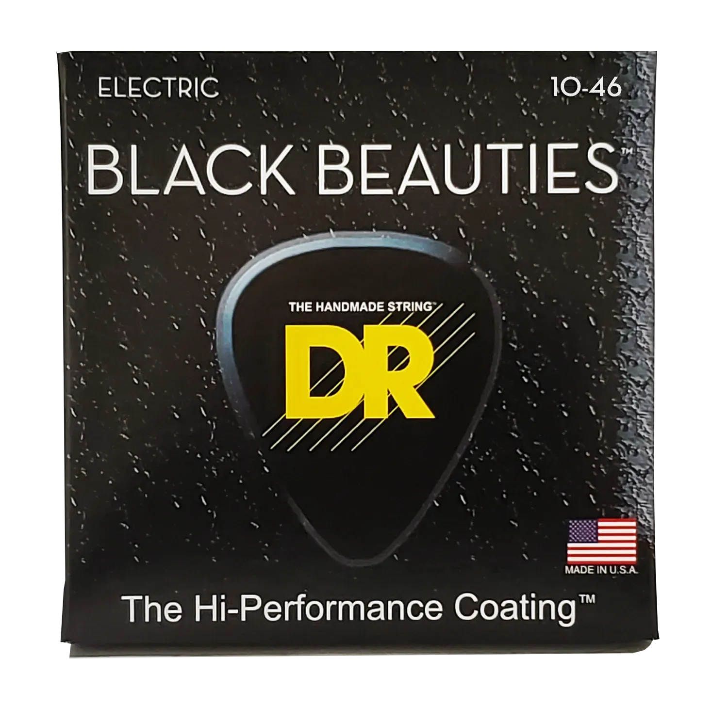 DR Strings BKE-10 Black Beauties K3 Coated Electric Guitar Strings - .010-.046 Medium — view 2