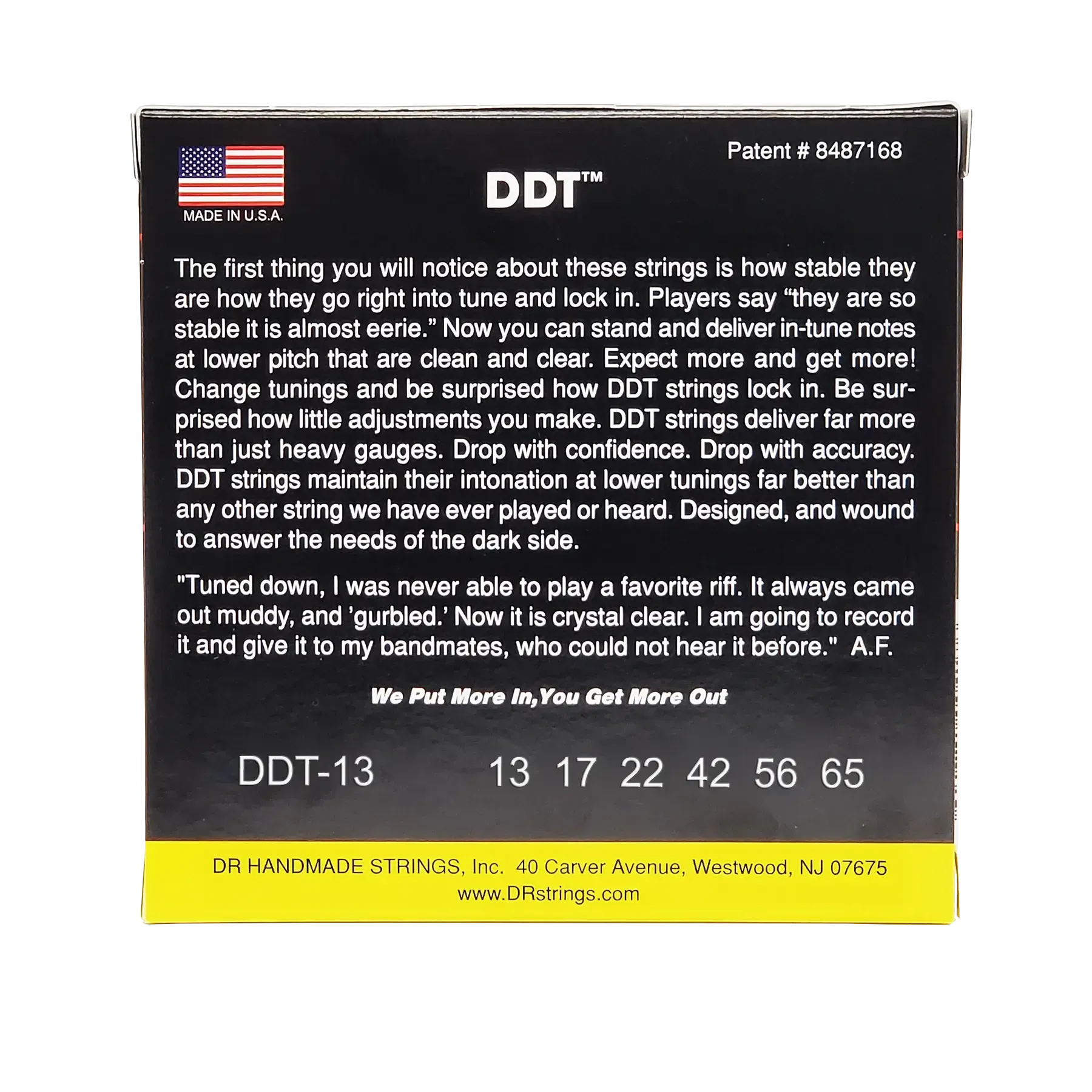 DR STRINGS DROP DOWN TUNE EL 13-65 — view 3