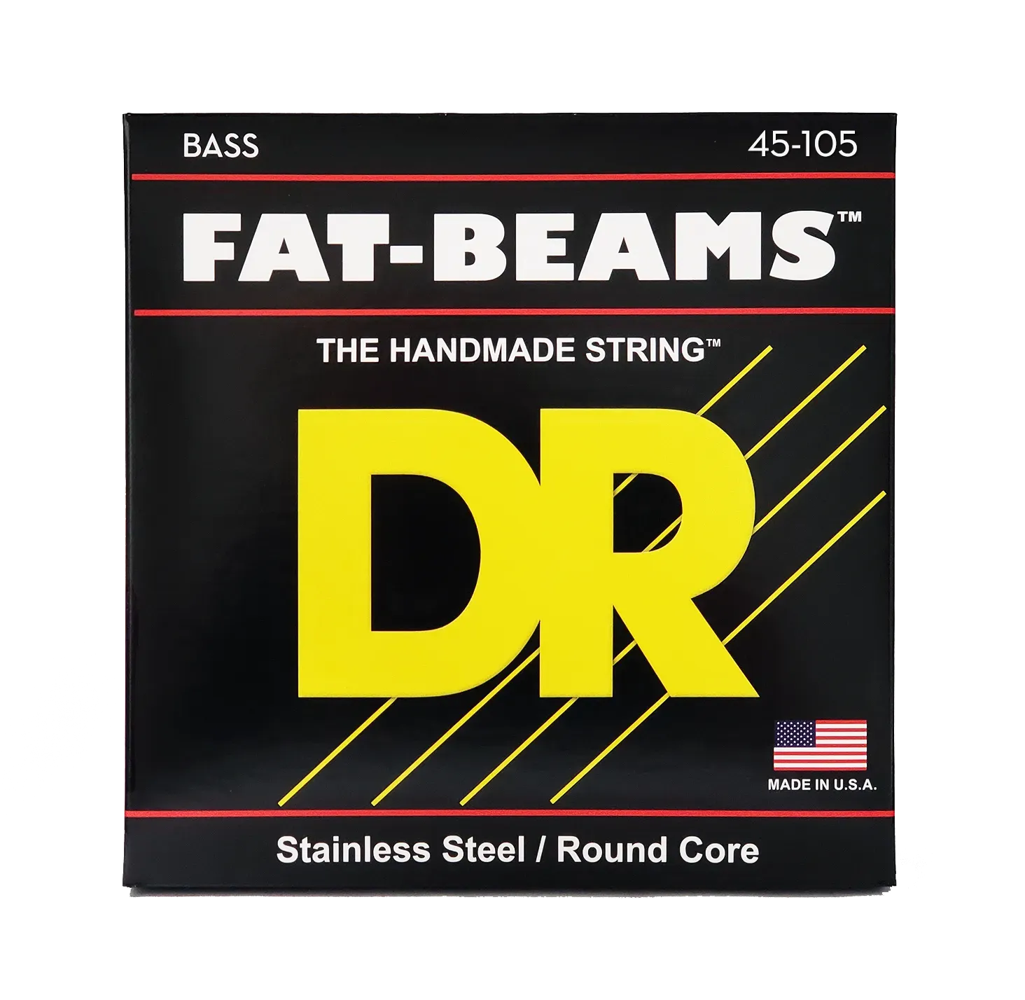 DR Strings FAT-BEAMS Bass Strings, 4-String 45-105 — view 1