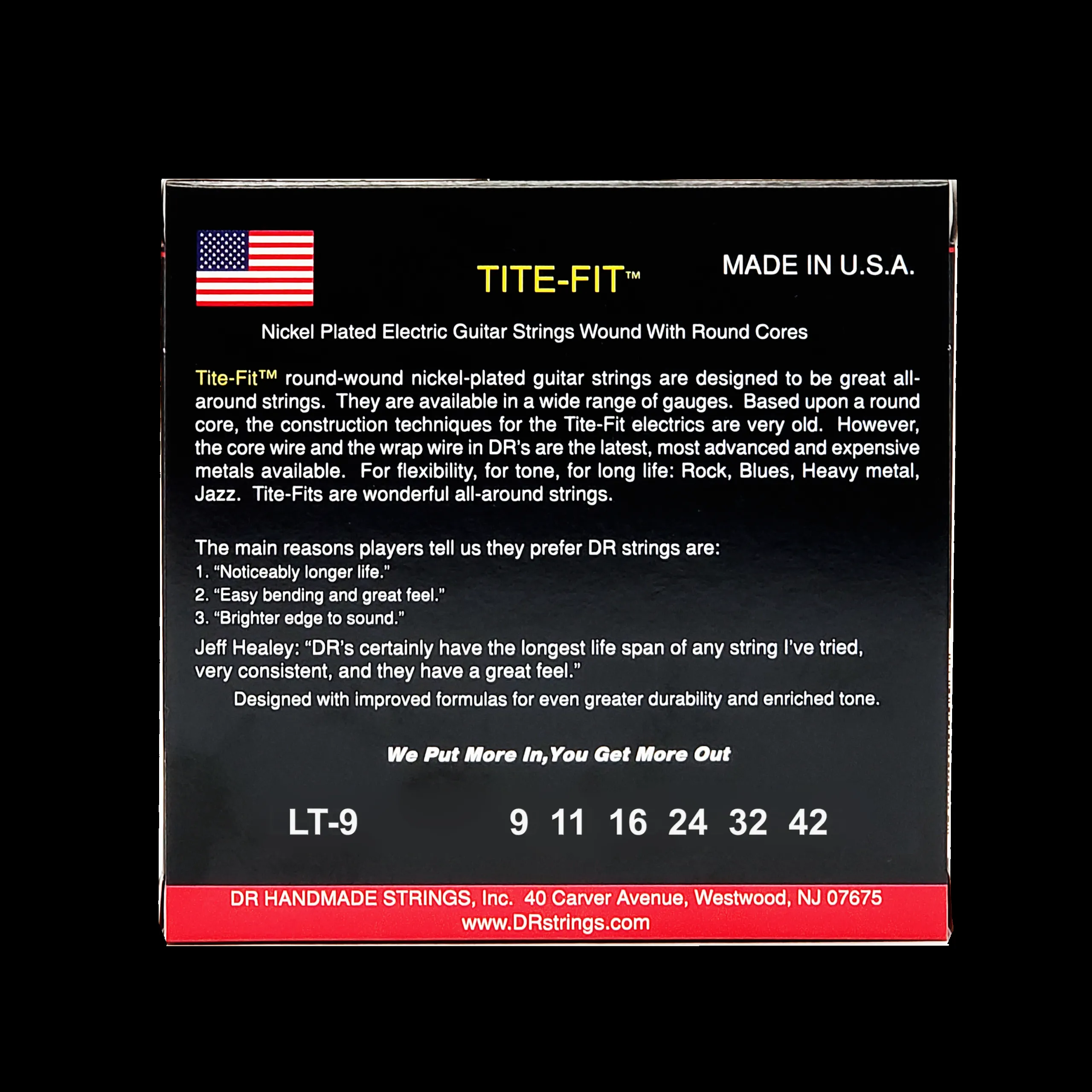 DR STRINGS TITE FIT EL 9-42 — view 3