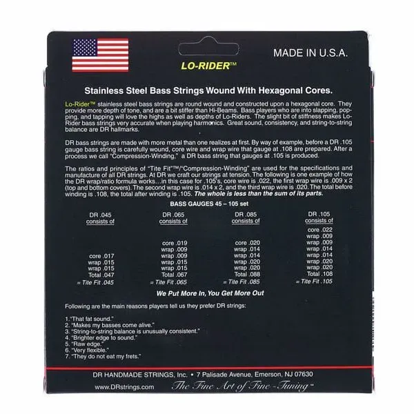 DR STRINGS MH5/45 BASS — view 3