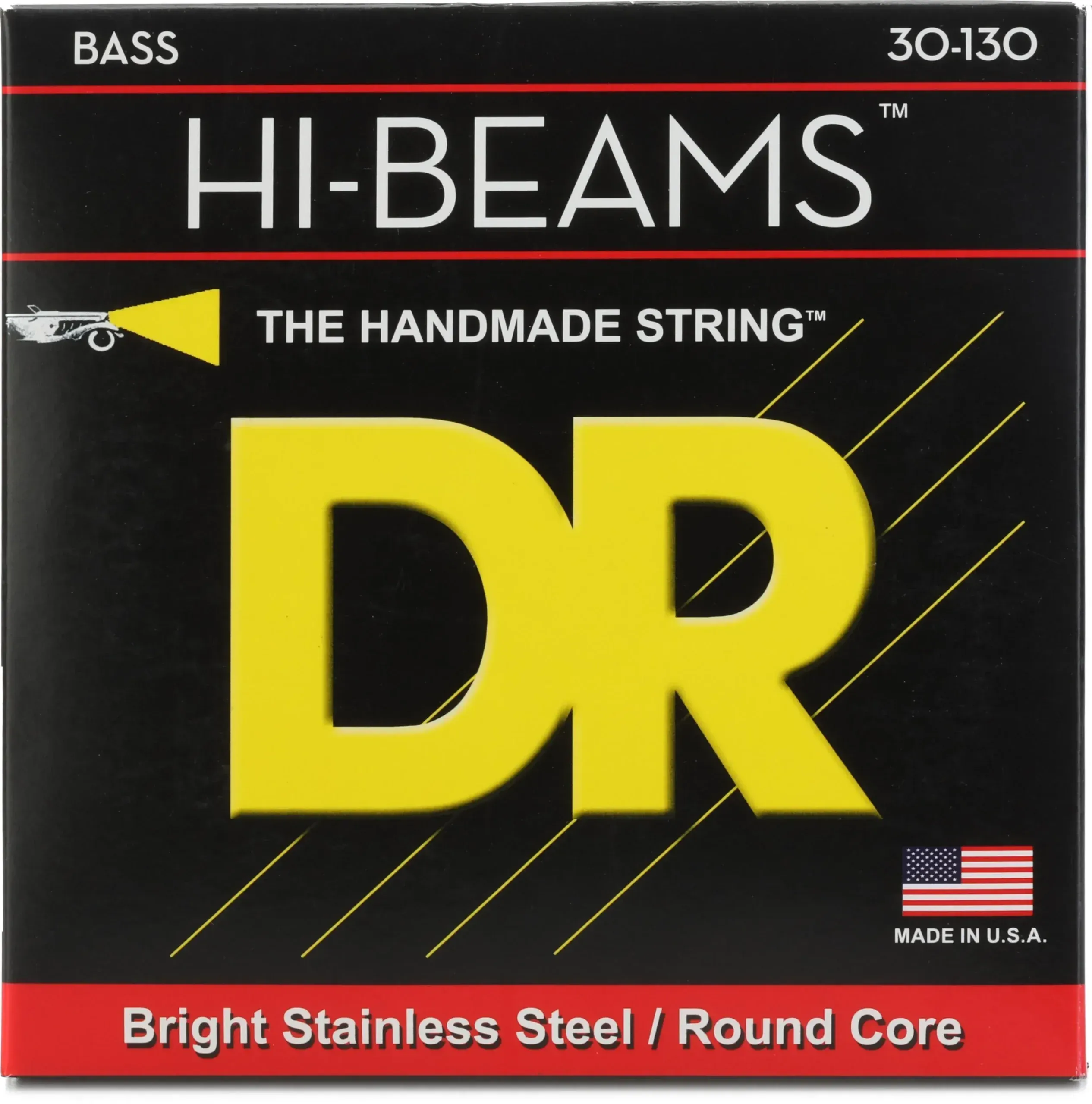 DR Strings Hi-Beam Bass Guitar Strings - .030-.130 6-string — view 1