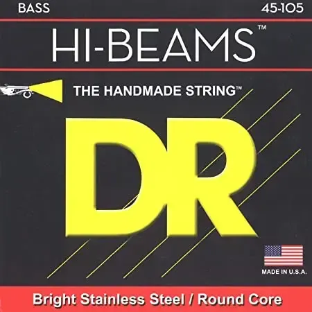 DR Strings HI BEAMS 4 String Bass Medium Gauge - 45-105 — view 1