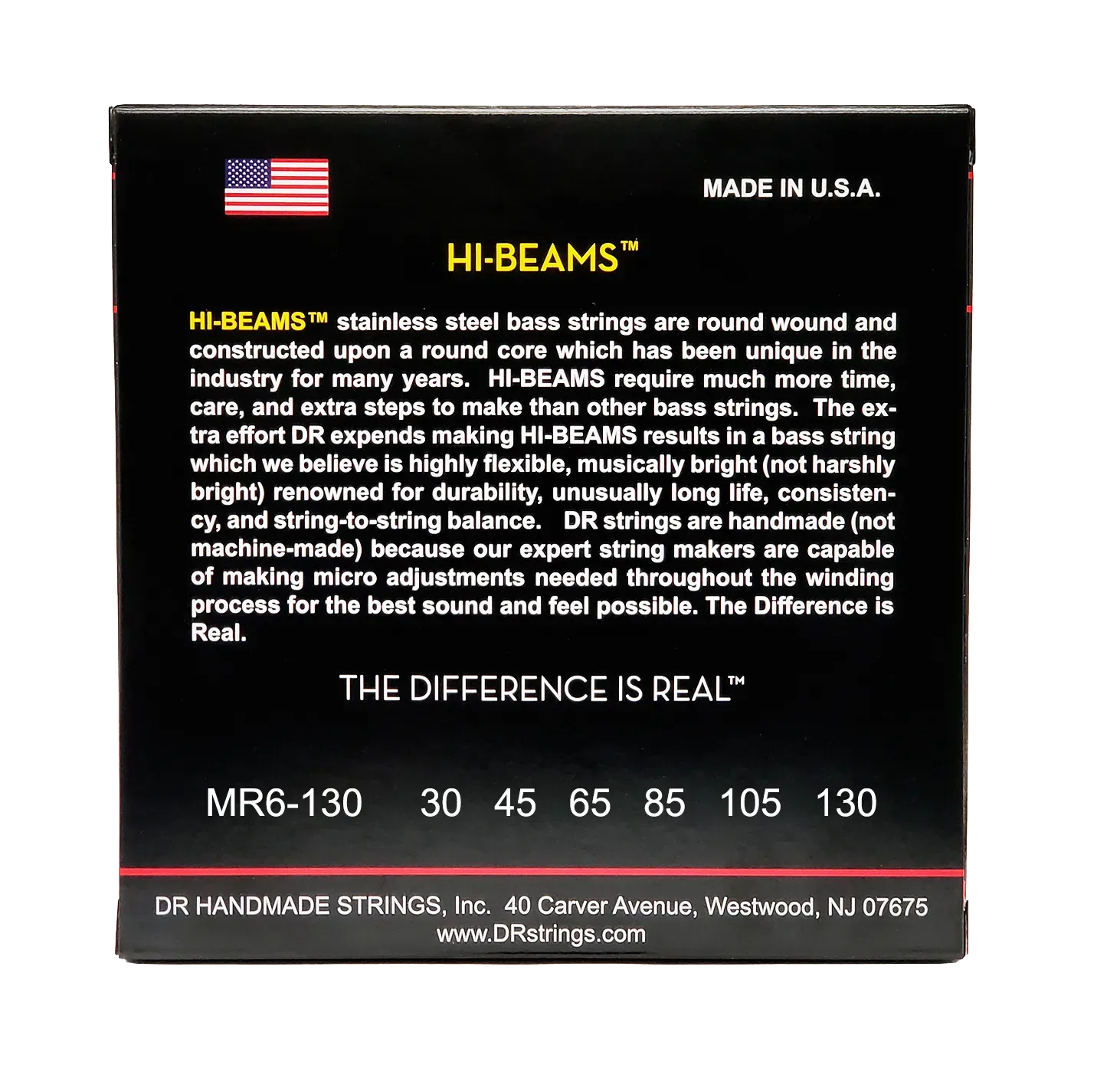 DR HI Beams Bass 6 String Set 30-130 — view 2